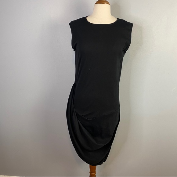 ZULU and ZEPHYR Size 12 Black Asymmetrical Dress - Picture 3 of 7